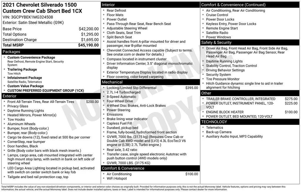chevrolet silverado 1500 2021 3GCPYBEK1MG324508 image chevrolet silverado 1500 2021 3GCPYBEK1MG324508 image
